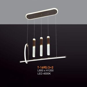 Đèn treo trang trí Verona L800*H1200 - LED 4000K