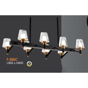 Đèn treo trang trí 3 màu L800*H650