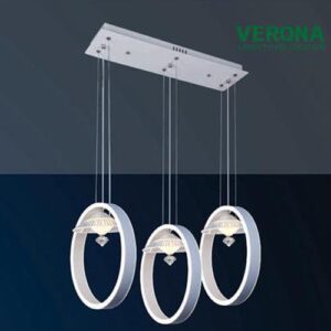 Đèn thả Verona Ø520 x H1000, ánh sáng 3 chế độ