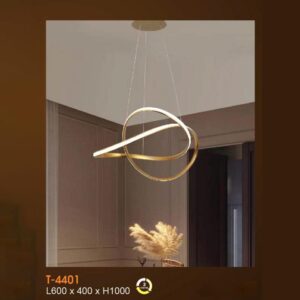 Đèn treo trang trí Verona L600*400*H1000 - ánh sáng 3 màu