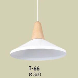 Đèn treo trang trí Ø360 chụp màu trắng