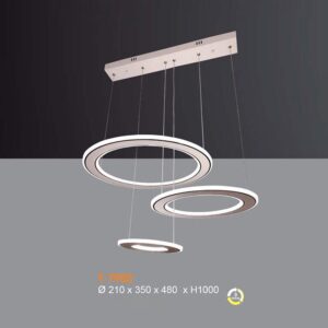 Đèn treo trang trí Verona Ø210*350*480*H1000 - ánh sáng 3 màu