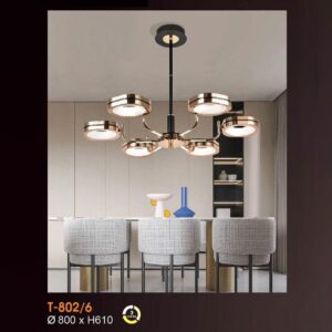 Đèn treo trang trí Verona Ø800*H610 - ánh sáng 3 màu