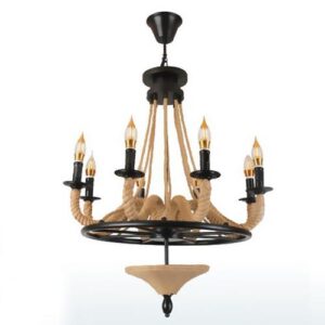 Đèn thả Led Verona nghệ thuật Ø600 x H800, E14 x 8