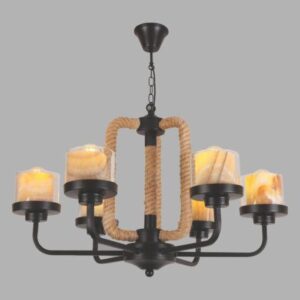 Đèn thả Led Verona nghệ thuật Ø550 x H700, E27 x 6