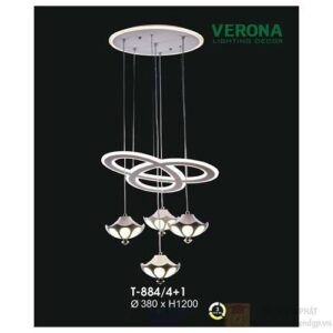 Đèn thả Verona Ø380 x H1200, ánh sáng 3 chế độ