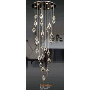 Đèn treo trang trí Ø600*H3000, LED 3000K