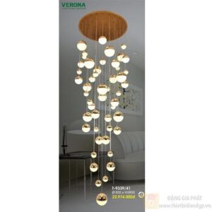 Đèn thả Verona Ø850 x H3600, ánh sáng 3 chế độ