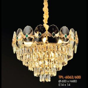 Đèn treo pha lê Ø600*H480, E14*14