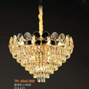 Đèn treo pha lê Ø800*H540, E14*21