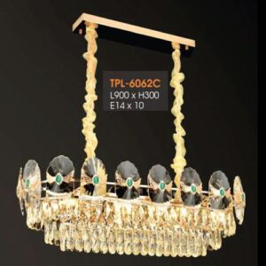 Đèn treo pha lê L900*H300, E14*10