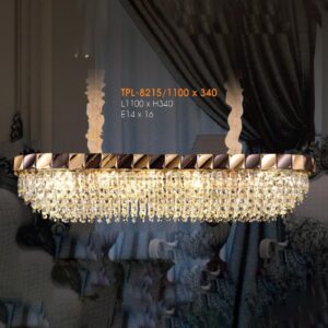 Đèn thả pha lê cao cấp Verona L1100*H340 - E14*16