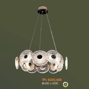 Đèn thả pha lê cao cấp Verona Ø600*H200 - 3 chế độ