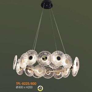 Đèn thả pha lê cao cấp Verona Ø800*H200 - 3 chế độ