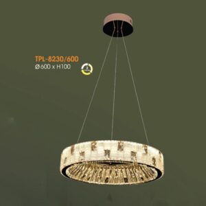 Đèn thả pha lê cao cấp Verona Ø600*H100 - 3 chế độ