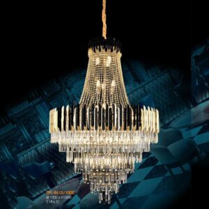 Đèn thả pha lê Verona Ø1000 x H1500, E14 x 31