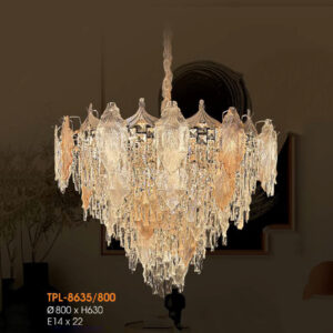 Đèn thả pha lê cao cấp Veronia Ø800*H630 - E14*22