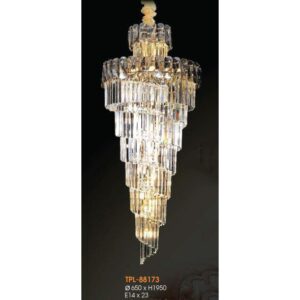 Đèn treo pha lê Ø650*H1950, E14*23