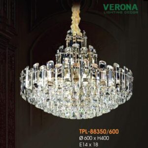 Đèn treo pha lê Ø600*H400, E14*18