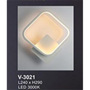 Đèn vách trang trí Led Verona 3000K, L240xH290
