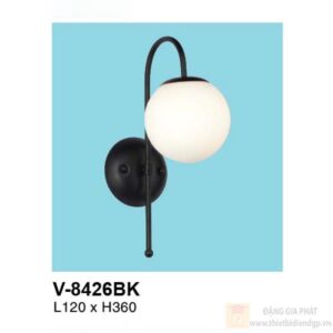 Đèn vách trang trí Verona L120*H360 - vỏ đen