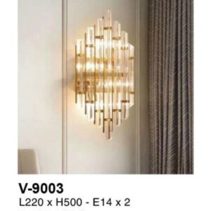 Đèn vách trang trí L220*H550 - E14*2