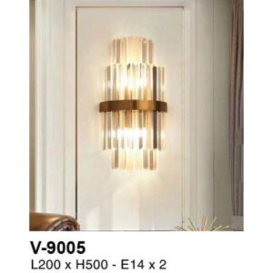 Đèn vách trang trí L200*H500 - E14*2