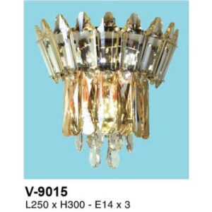 Đèn vách trang trí L250*H300 - E14*3