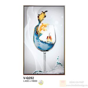 Đèn vách Tranh trang trí Verona L400*H600 - ánh sáng 3 màu