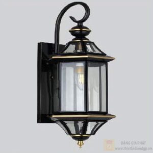 Đèn vách đồng Verona vỏ đen L190*H480