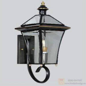 Đèn vách đồng Verona vỏ đen L200*H400