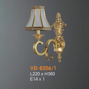 Đèn vách đồng Verona L220*H360 - E14*1