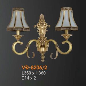 Đèn vách đồng Verona L350*H360 - E14*2