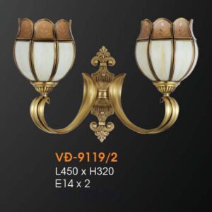 Đèn vách đồng Verona L450*H320 - E14*2