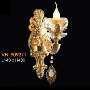 Đèn vách nến chao đá ngọc Verona L140xH400