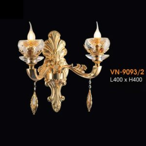Đèn vách nến chao đá ngọc Verona L400xH400