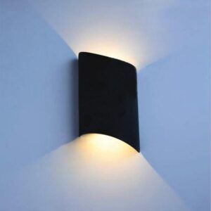 Đèn tường ngoài trời Verona L130 x H180 - 5W x 2, vỏ đen