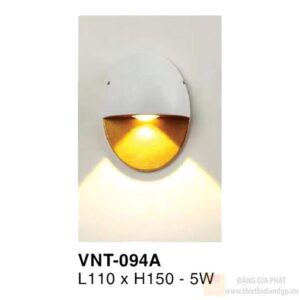 Đèn vách ngoài trời Verona L110*H150-5W - vỏ xám