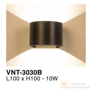 Đèn vách ngoài trời Verona L100*H100 - 10W - vỏ đen
