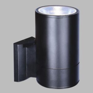 Đèn tường ngoài trời Verona Ø145 x H300 - 18W, vỏ đen