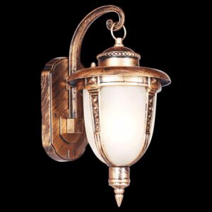 Đèn tường ngoài trời Verona L180 x H300, vỏ vàng