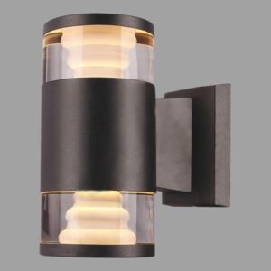 Đèn tường ngoài trời Verona Ø90 x H200, 9W x 2