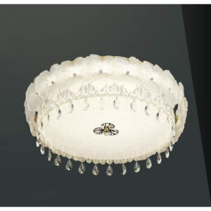 Đèn mâm tròn Veronia Ø600*H200 + Remote - ánh sáng 3 CĐ