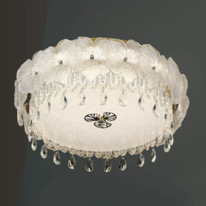 Đèn mâm tròn Veronia Ø500*H200 + Remote - ánh sáng 3 CĐ