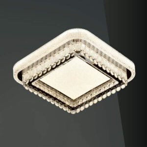 Đèn mâm vuông Veronia Ø500*H150 + Remote - ánh sáng 3 CĐ