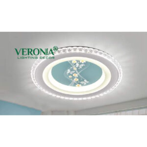 Đèn mâm ốp trần trang trí Verona Ø500*H100 - ánh sáng 3 màu