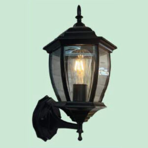 Đèn tường ngoài trời Verona L200 x H420, vỏ đen