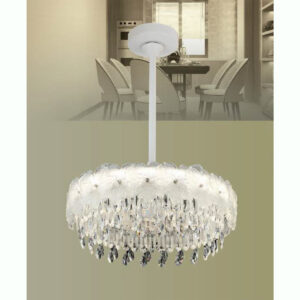 Quạt trần đèn Verona QT-1006 Ø600*H600